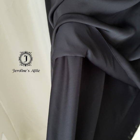 Soft Surroundings Black 100% Polyester Skirt - Picture 6 of 6